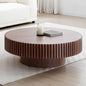 39''Round Coffee Table Modern Coffee Table Unique Coffee Table WALNUT - BBTJOINT