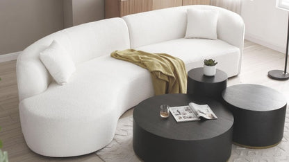 curved couch sectional sofa set - BBTJOINT