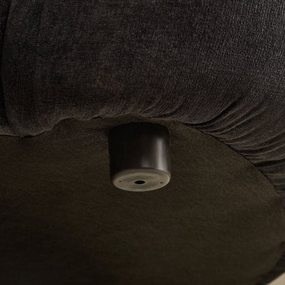 Modern Curved sectional Sofa pet - friendly anti - scratch boucle fabric couch black - BBTJOINT