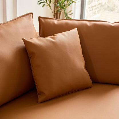 Modern Sectional crescent Couch round curved boned leather Sofa - BBTJOINT